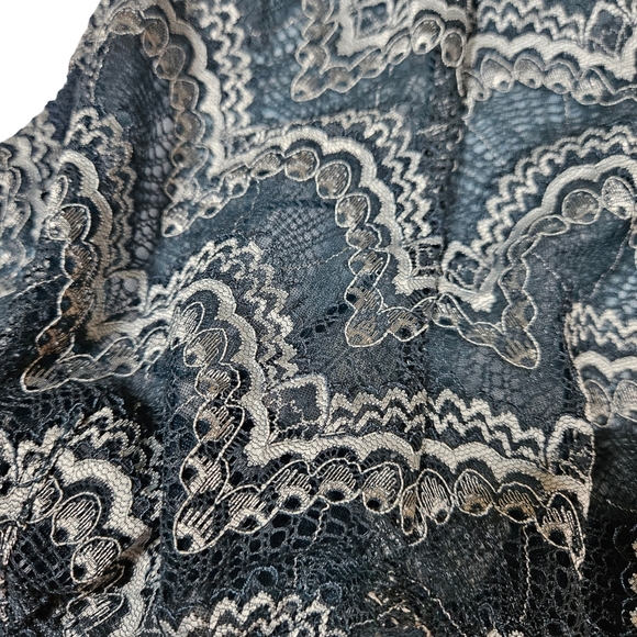 Free People Intimates Lace Halter Bralette With Underwire,  Dark Teal, Medium - Picture 6 of 16